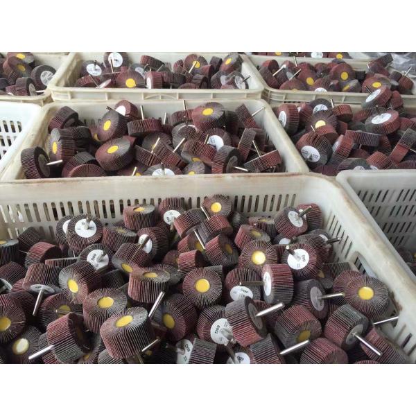 Aluminum Oxide Sanding Flap Wheels for Drill Shank Mounted Custom Size Grit OBM Supported Abrasive Grinding Tool