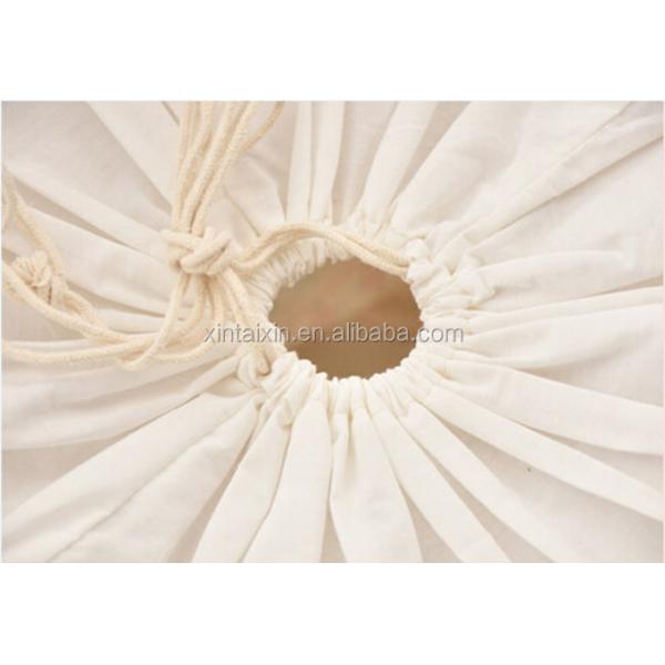 Dirty Cloth Organizer Foldable Laundry Basket 41*33cm Jute Receive Basket