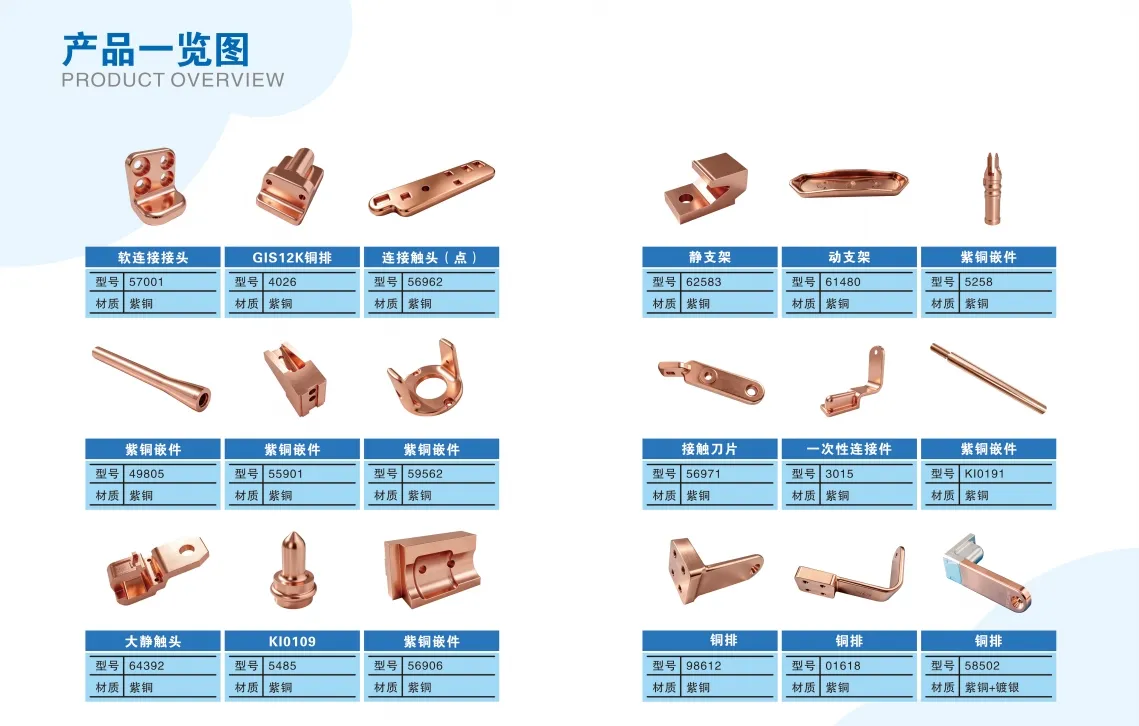 Pure Copper Fixed Bracket Heavy Duty Conductive Mount Support for Electrical Equipment
