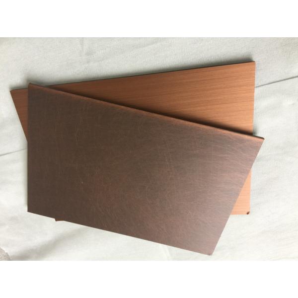 Anti - Toxicity Copper Metal Wall Panels For Interior / Exterior Wall Cladding