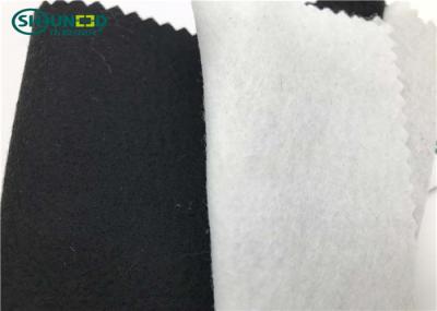 O Nonwoven preto do perfurador da agulha do poliéster sentiu para a lona do peito largura de 100cm/de 150cm
