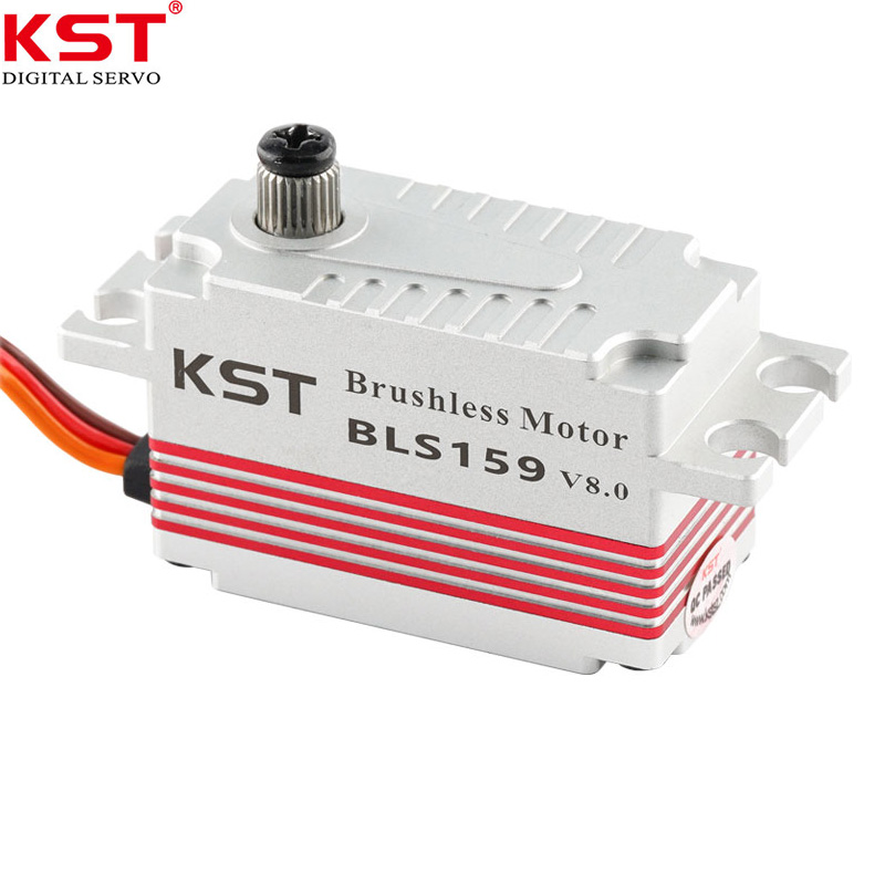 KST BLS159 V8.0 Servo 0.10Sec Coreless HV Digital Motor For UAV RC Car Boat Robot Arm Helicopter Airplane 8.4V 17Kg
