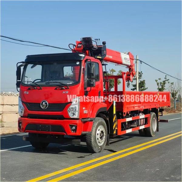 Shacman   XUANDE   Cargo Truck Mounted   4 Section 8 Tons  Crane  Boom Truck  Lifting Truck   Crane