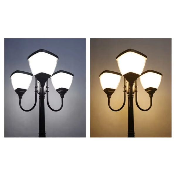 Super Bright Solar Fence Lights IP65 Waterproof, Dusk to Dawn for Outdoor Garden