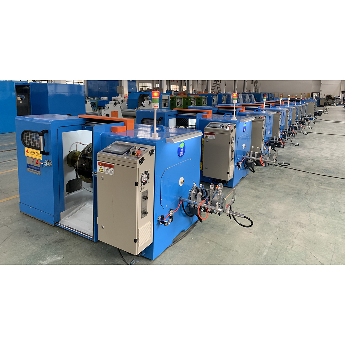 0.04-0.28mm Automatic Double Twist Copper Wire Bunching Machine Cable Equipment