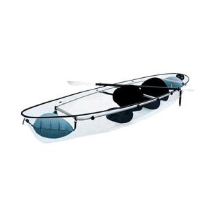 High Versatility Small Plastic Fishing Boat , Outdoor 2 Person Clear Bottom