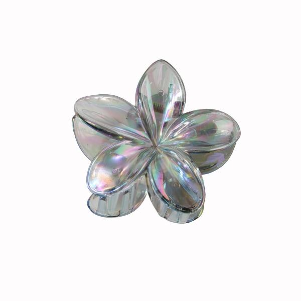 AB color frangipani hair clip Flower shark clip hair accessories