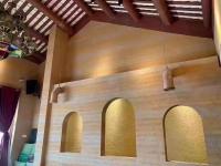 Olhar de pedra da resistência impermeável alta da mancha de Fade Resistance Artificial Stone Tiles como o cimento do falso do travertino do plutônio