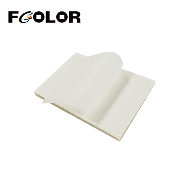 FCOLOR Double Glossy Matte Instant Peel A4 A3 A3+ 13*19 Heat Transfer Printing Pet DTF Film Sheet for T-shirt