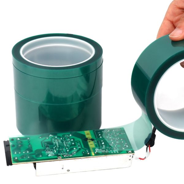 2-High-Temp Electroplating Epoxy Resin Powder Coating Anodizing Masking PET Polyester Film Silicone Glue Adhesive Paper Film