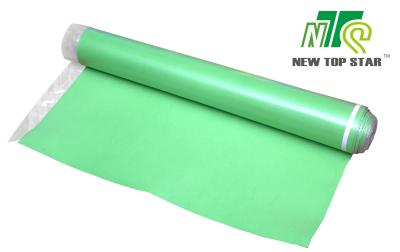 verde estratificado grosso do Underlayment 33kgs/M3 do revestimento de 2mm IXPE para todo o assoalho