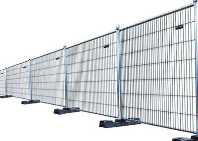 Anti Climb Hot Dip Galvanized Temporary Steel Fencing 350cm Square Top