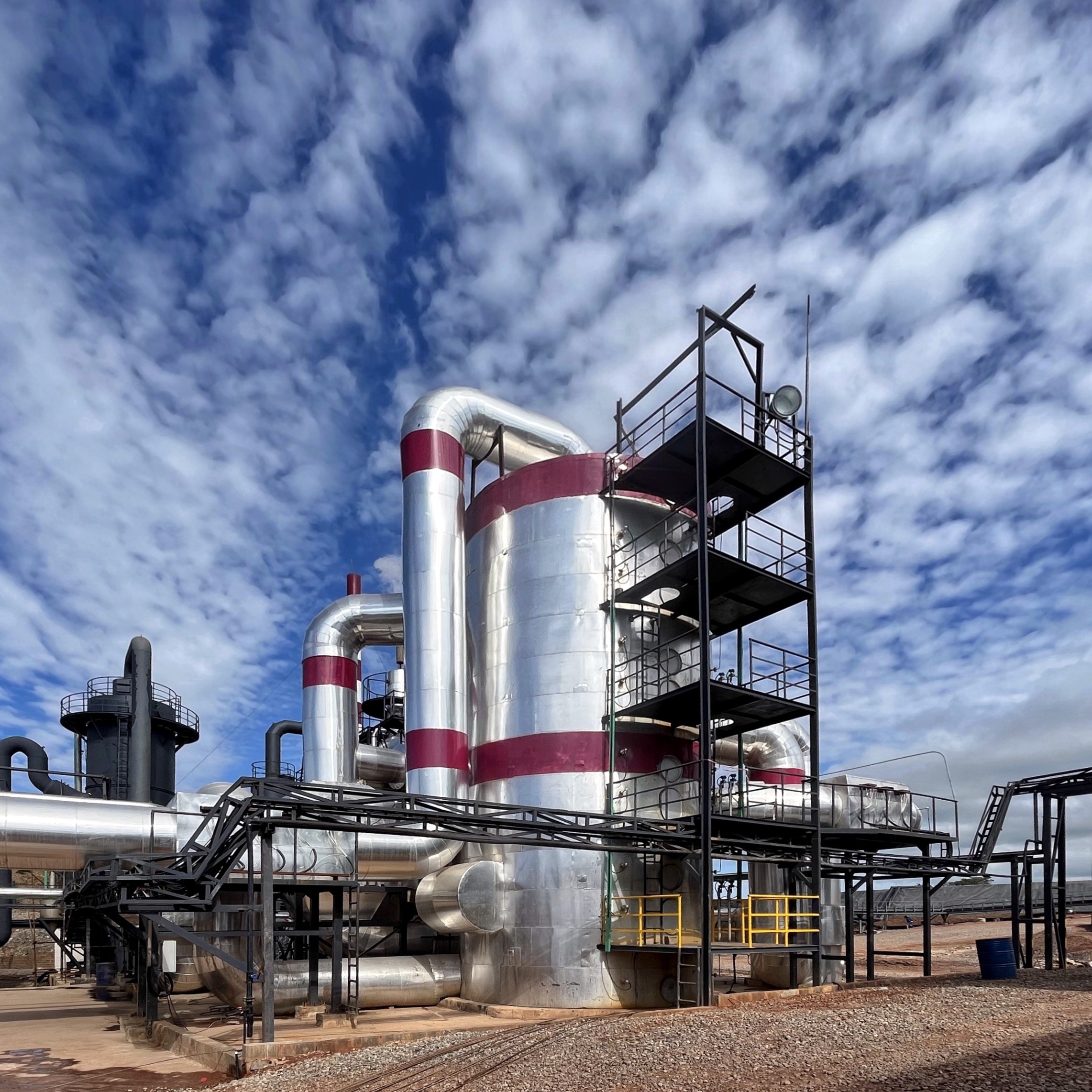 Sulfur Burning Acid Plant EPC Solutions 5 Kta -100 Kta Customized