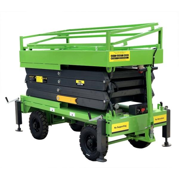 Plateforme élévatrice mobile à ciseaux manuelle à pousser de 7,5 mètres X-Lift 500 kg