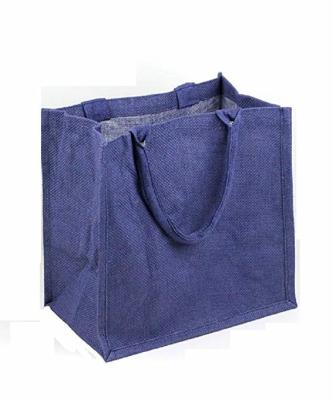 Natural  Jute / Burlap Tote Bags With Handles , Custom Event Tote Bags