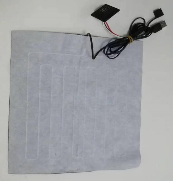 24 X 24cm Pillow Heating Pad With Switch And Usb Straight Angle