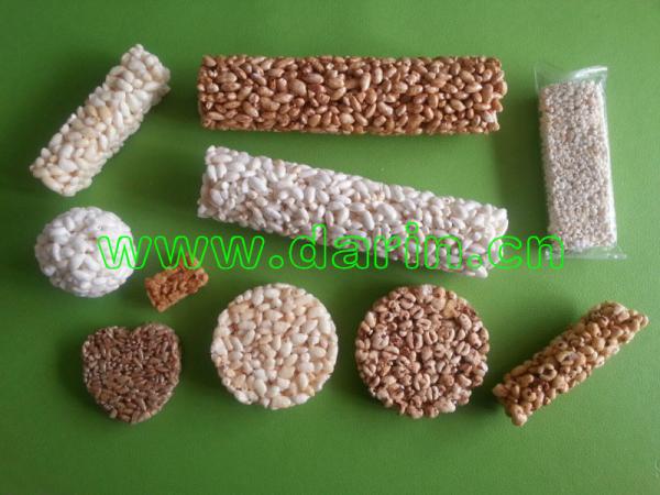 Barra inchada do arroz/amendoim dos doces que faz a máquina da máquina, a contínua & a automática de granola da barra
