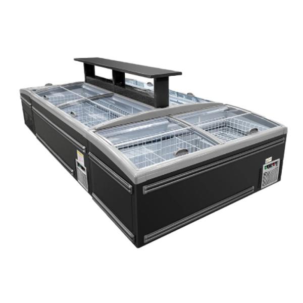 Глубокая грудь Коммерческий остров морозильник Супермаркет Холодильник Прямая ох