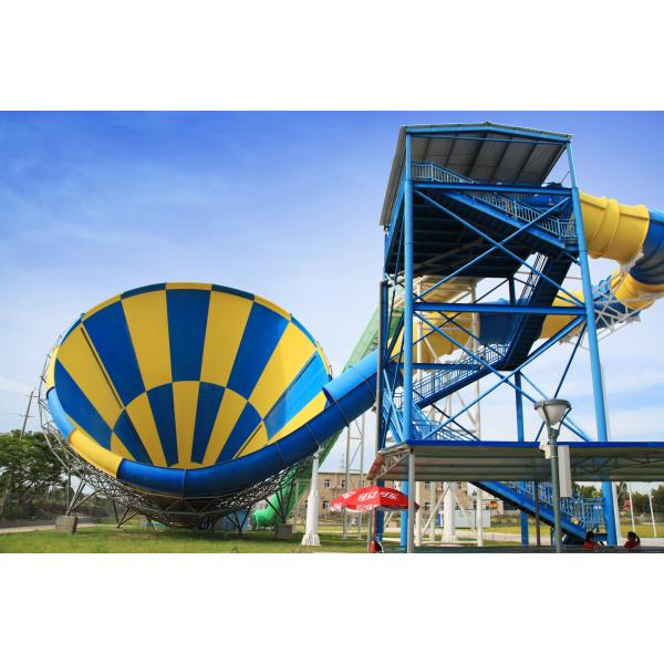 Glissière d'eau superbe géante drôle de tornade, cavaliers de la capacité 720 par heure pour le parc d'Aqua