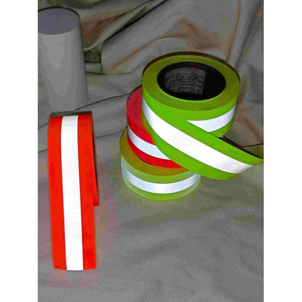 Пламя - лента retardant высокой безопасности серебра видимости отражательная для апельсина костюмов пожарного одежды желтого