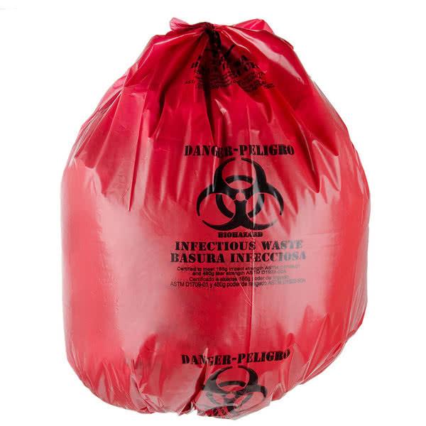 Bio sacos Waste médicos do LDPE, sacos Waste infecciosos personalizados do Biohazard 200L