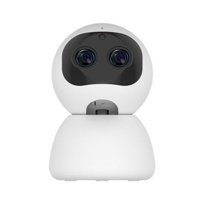 Seguimento duplo do Humanoid da câmera de segurança interna do alarme da voz de Smart WIFI da lente
