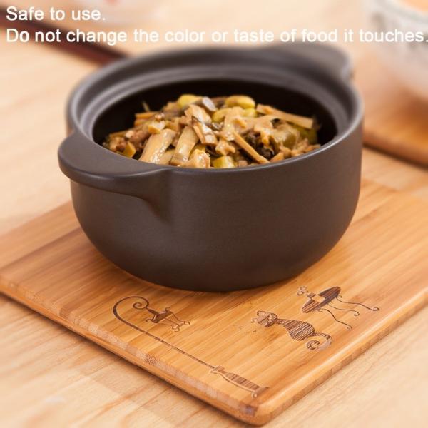 square shape bamboo wooden coaster set cup coaster with special design and high quality