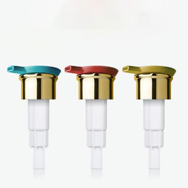 Customized Plastic Lotion Dispenser Pump for Skincare Bottles 28/410 Crown Head