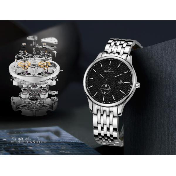 Рука автоматического движения Японии NH35A сапфира наручных часов людей механического светящая