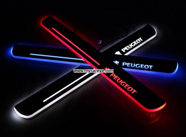 Peugeot 4008 car door Water proof pedal auto lights welcome light led
