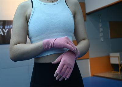 Mulheres sem dedos com meio dedo Luvas de treino para ciclismo caminhadas e escalada