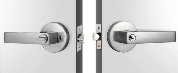 Entrance Door Tubular Locks / Entry Door Locksets Durable Metal Construction
