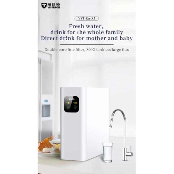 Кухня под раковиной Домашний очиститель воды Ro Dual Core 800 GPD