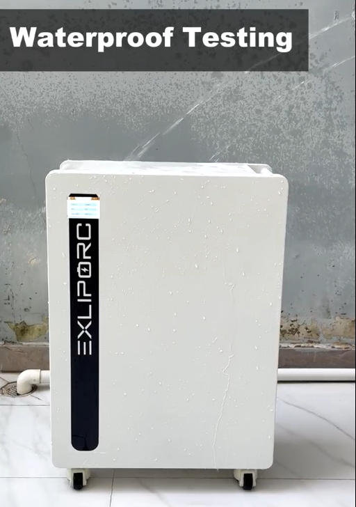 IP65 Waterproof 16kWh Capacity 51.2V LiFePO4 Battery for Solar Energy Storage Systems