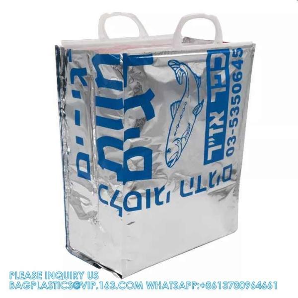Reinforced Heavy Duty Hot Cold Lunch Totes Reusable Disposable Food Travel Picnic Thermal Delivery Insulated Bag