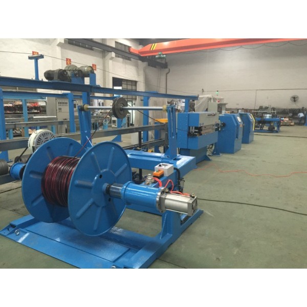 Core Wire Extruder Machine Passive Type Pay Off 1600mm Take Up Bobbin