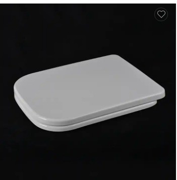 European D Shape Slow-Close Toilet Seat Cover Made of Durable Polypropylene Material