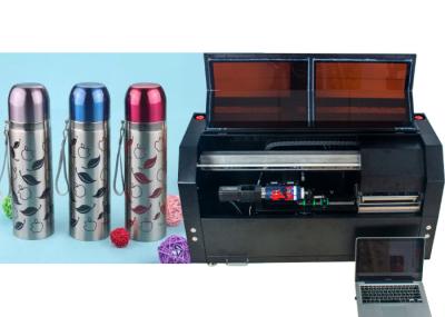 Printable Diameter 55-88mm Cylinder Printing Machine Zkmc Automatic Rotating Bottle Label Printing