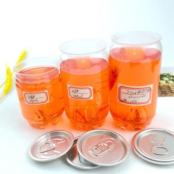 boîtes de boisson en plastique jetables de 206# 57mm pour le jus