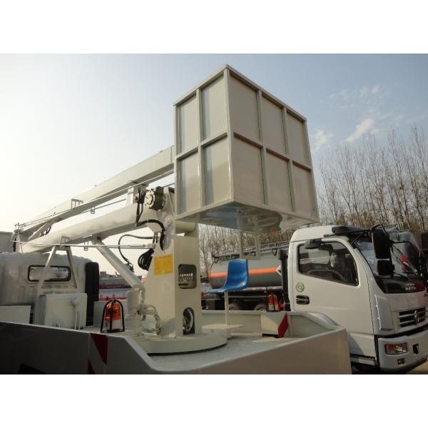 HOWO 8-24 Meters Height Aerial Work Platform Arm Lift Bucket Truck 8 Tons Diesel Fuel Type