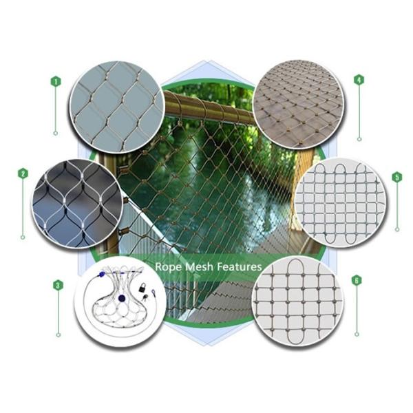 X Tend Ferrule Stainless Steel Cable Mesh 316L 7X7 7×19