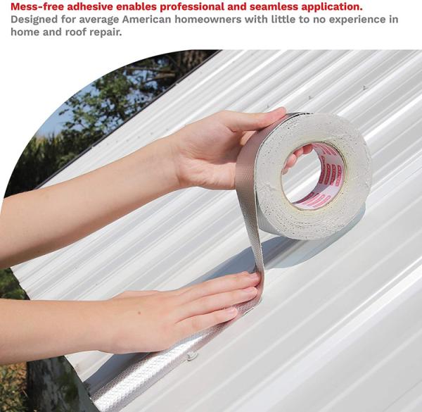 Tela de vedação auto-aderente impermeável para azulejos de aço Tela flashing de qualidade profissional