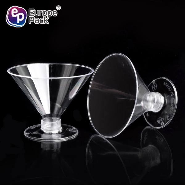 2020 Wholesale  disposable round 135ML dessert cups pudding plastic cup eco-friendly