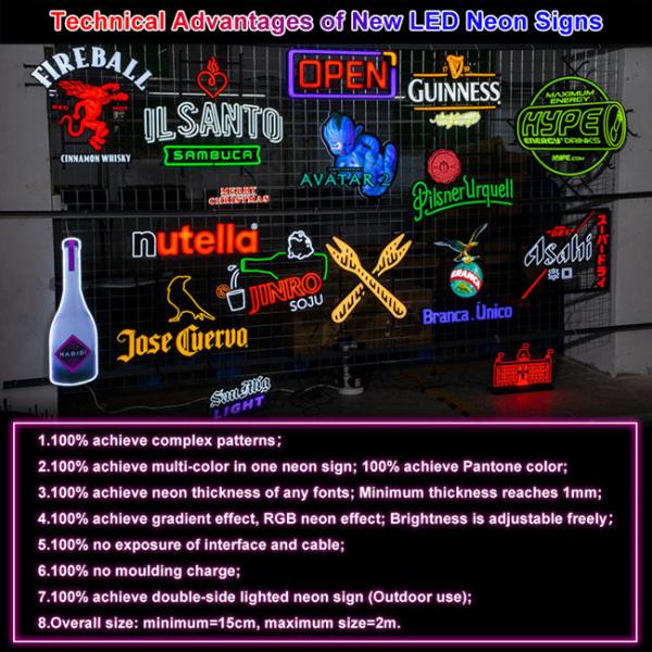 Satom Custom Patterns and Letter Logos Led Neon Sign Lights