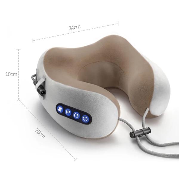 Upgrade Your Sleep and Alleviate Neck Pain with our U-shaped Electric Massage Pillow