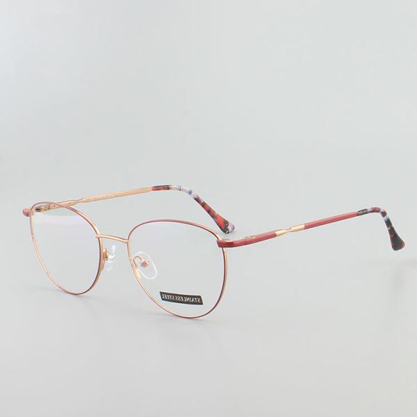 Women Blue Light Glasses Cat Eye Metal Optical Frame