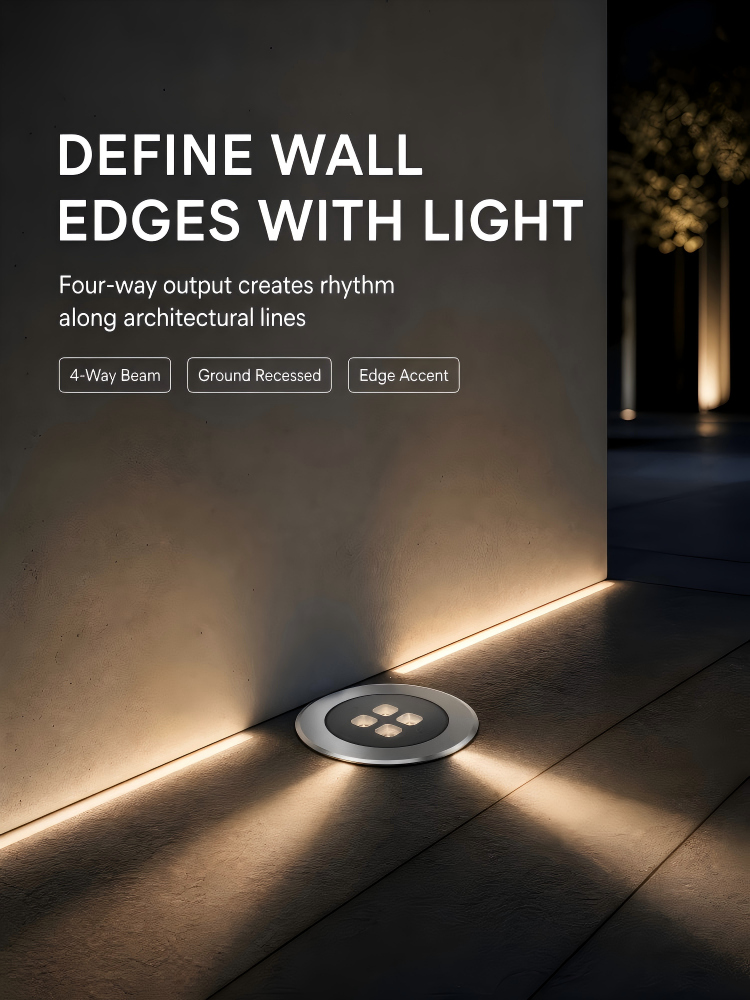 316 Stainless Steel Outdoor Led Inground Lights High Lumen Waterproof Deck Lights