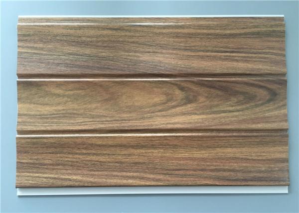 Trois panneaux de mur de PVC de cannelure pour le bureau facile installent anti 25 Cm*8 bactériens M