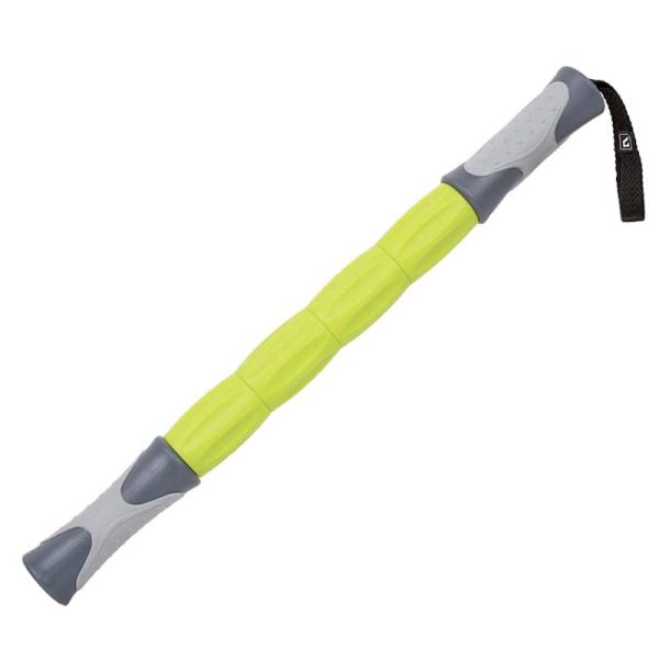 TPR Bearing Muscle Massage Roller Stick 44cm Yoga Club Red Black