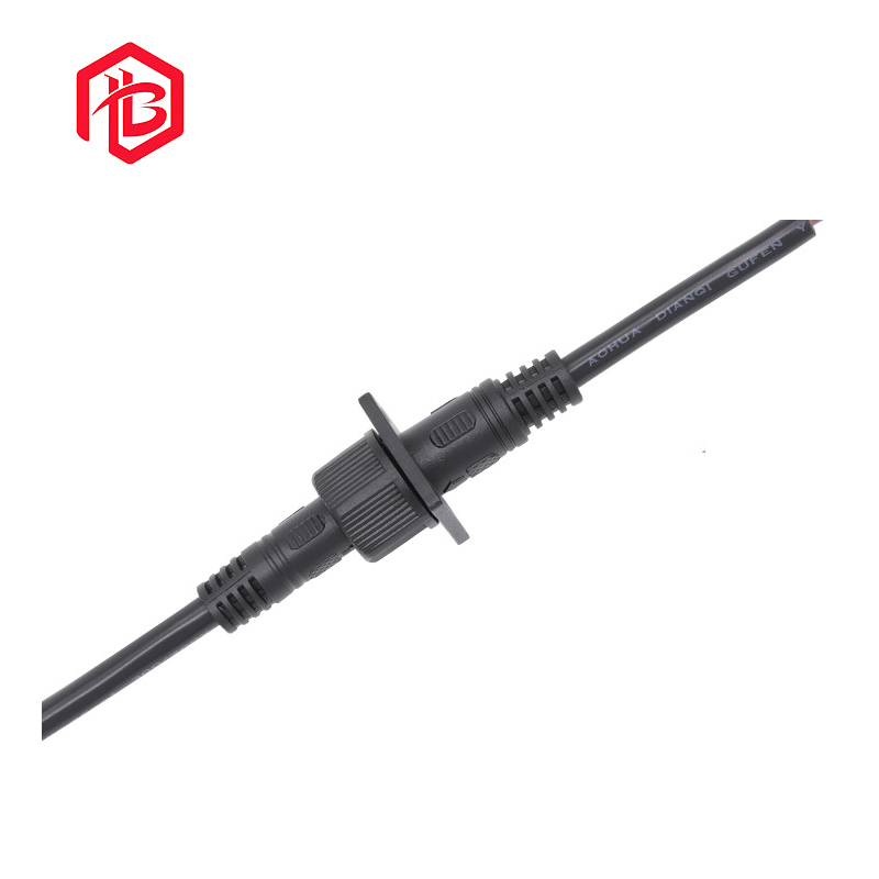 Мини Pin 4 служит фланцем разъем питания держателя панели IP67 6.5mm